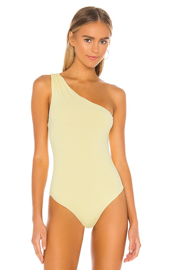 view 2 of 5 Bekka Bodysuit in Canary Yellow