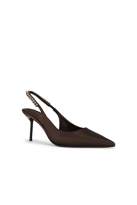 view 2 of 5 Lidia Slingback 70 in Ebano & Grey Diamond