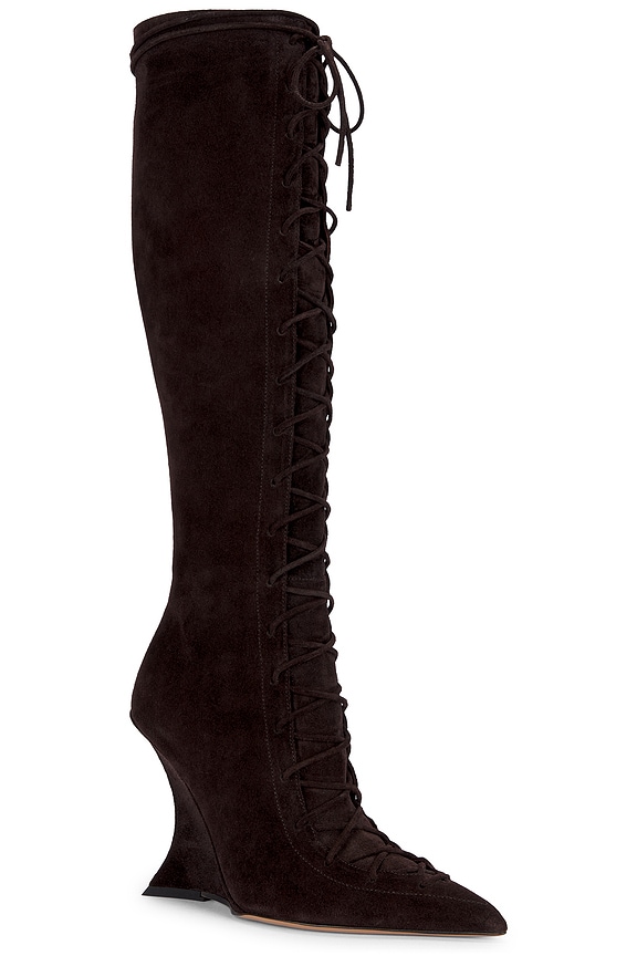 view 2 of 5 Nina Lace Up Boot 105 in Ebano