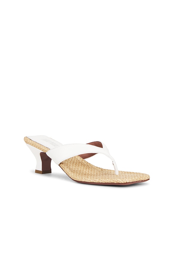 view 2 of 5 SANDALES PORTOFINO in Optic White & Naturale