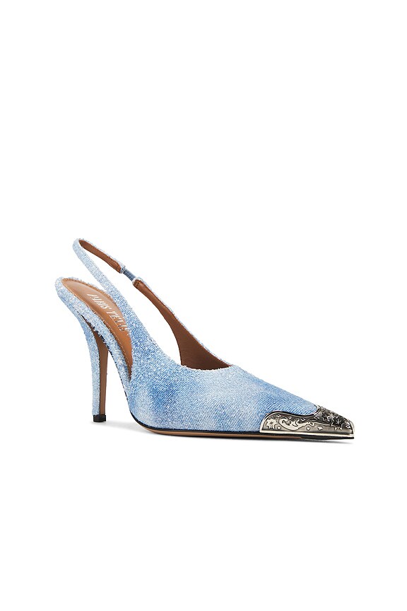 view 2 of 5 Jessica Western Slingback 105 in Jeans