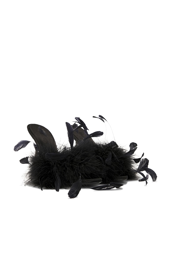 view 2 of 5 Lidia Feather Mule 105 in Black