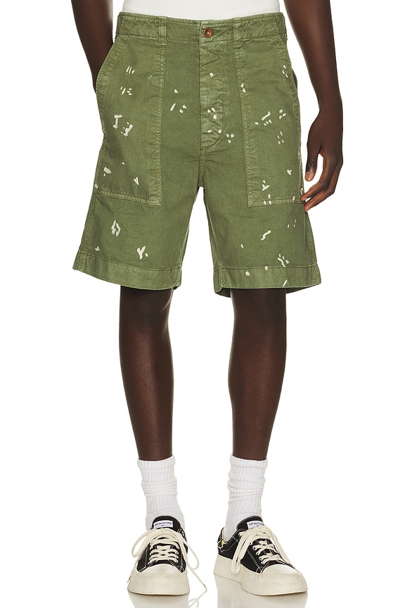 view 1 of 5 Bermuda Fatigue Dust Shorts in Olive