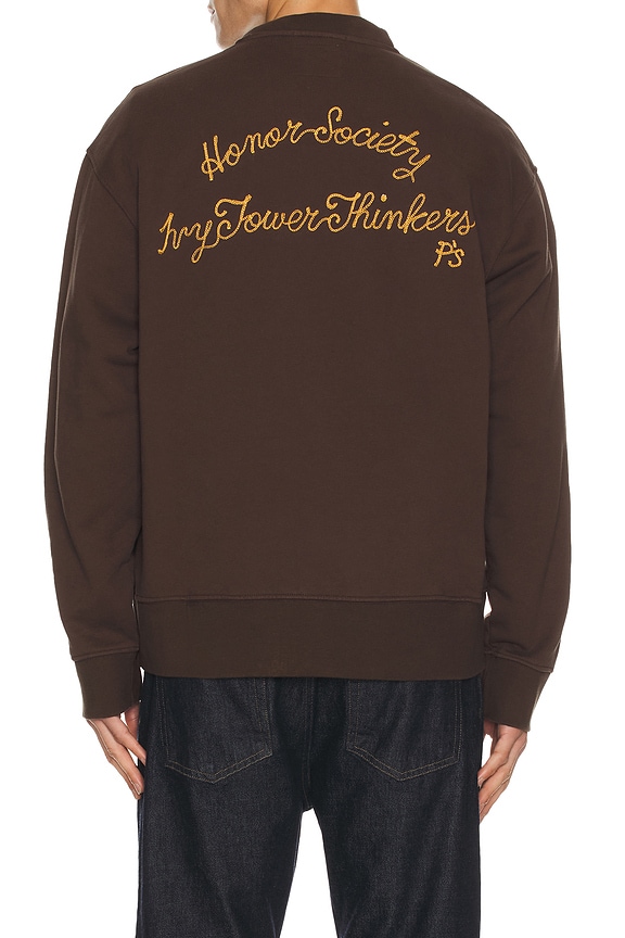 view 2 of 5 Class 57 Crew Sweatshirt in Washed Brown