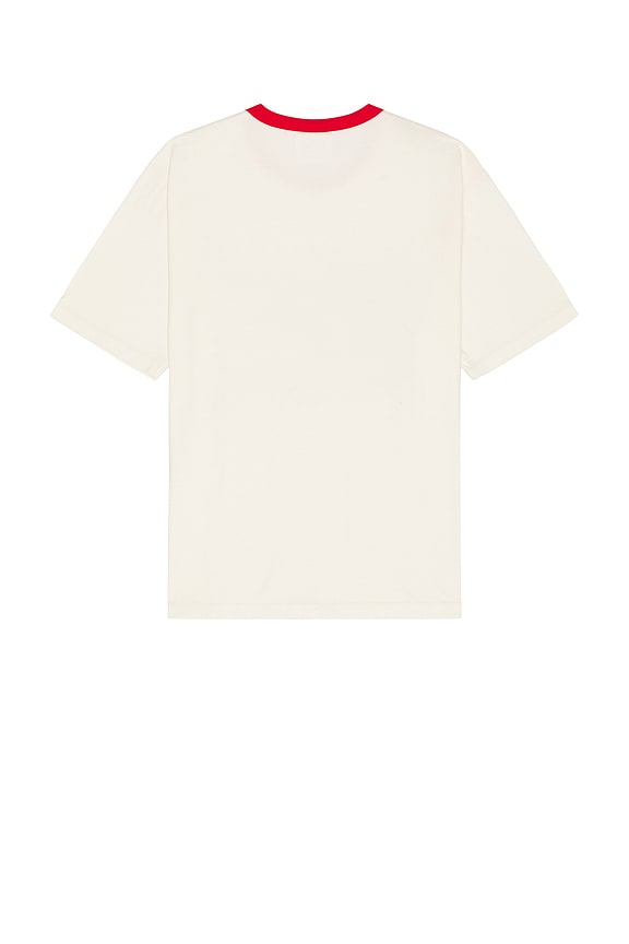 view 2 of 4 CAMISETA MALIBU in Ecru & Red