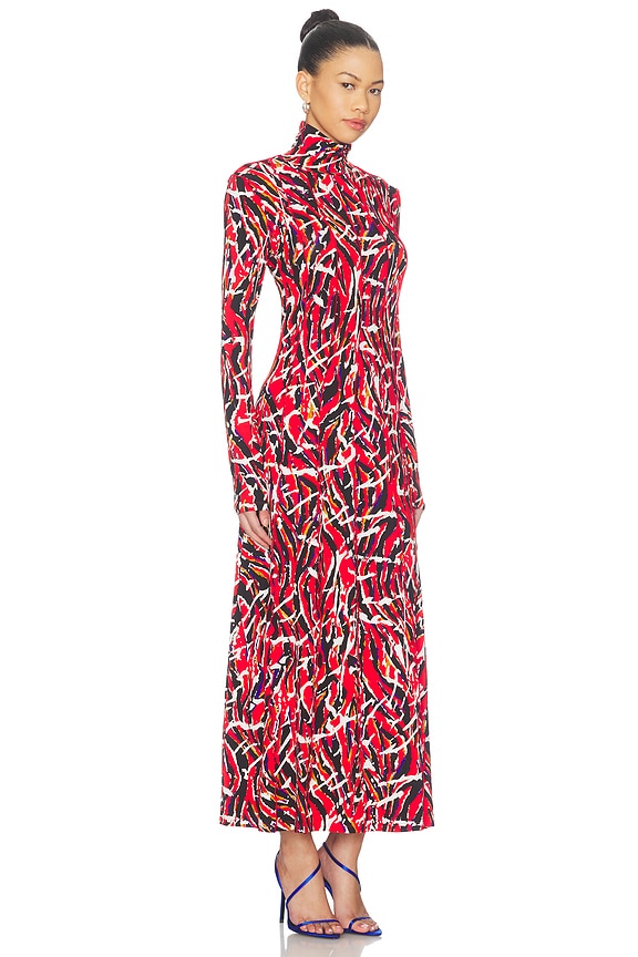 view 2 of 3 VESTIDO MABEL  in Red Multi