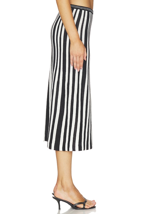 view 2 of 6 JUPE MIDI ISLEY in Black & Off White