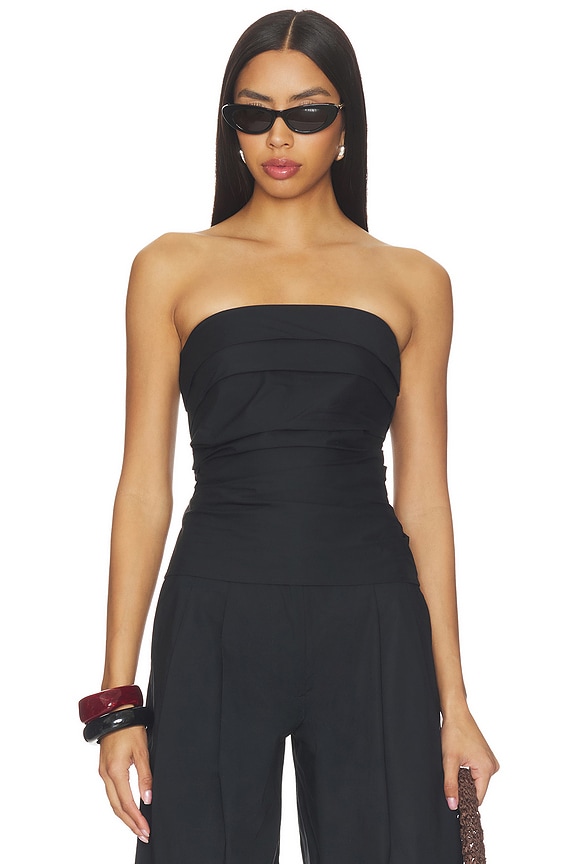 view 1 of 4 Maisy Strapless Top in Black
