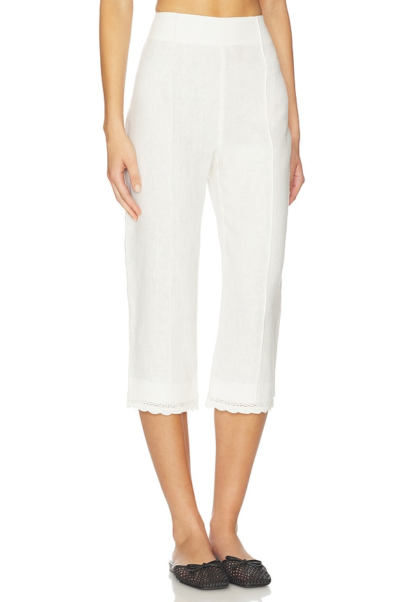 view 2 of 6 Effi Capri Pant in Cream