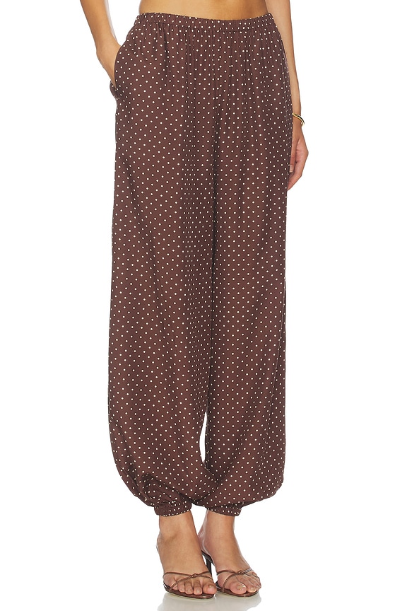 view 2 of 6 PANTALON EVIE in Chocolate Vanilla