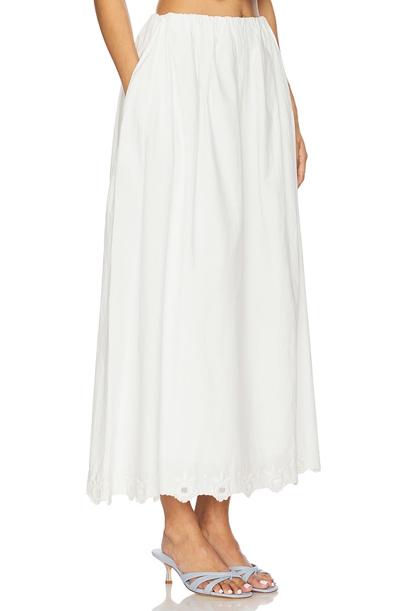 view 2 of 6 Antoinette Skirt in Vintage White