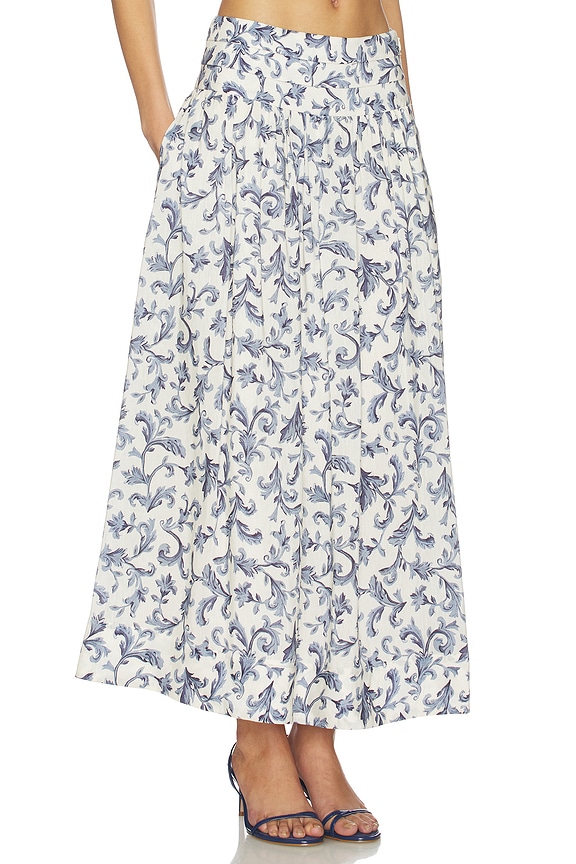 view 2 of 6 Rue Skirt in Blue Baroque