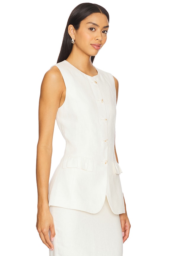 view 2 of 4 Matilda Gilet in Cream