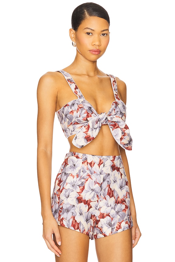 view 2 of 4 Luna Bandeau Top in Lily Garden