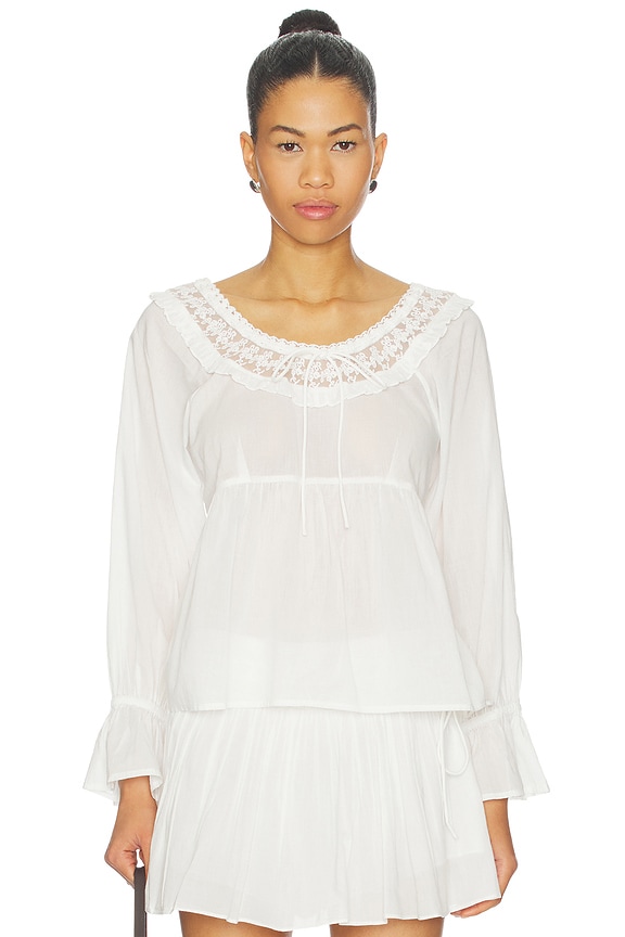 view 1 of 4 Danielle Blouse in Vintage White