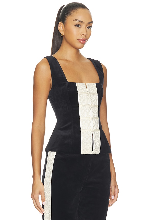 view 2 of 5 Florian Top in Black