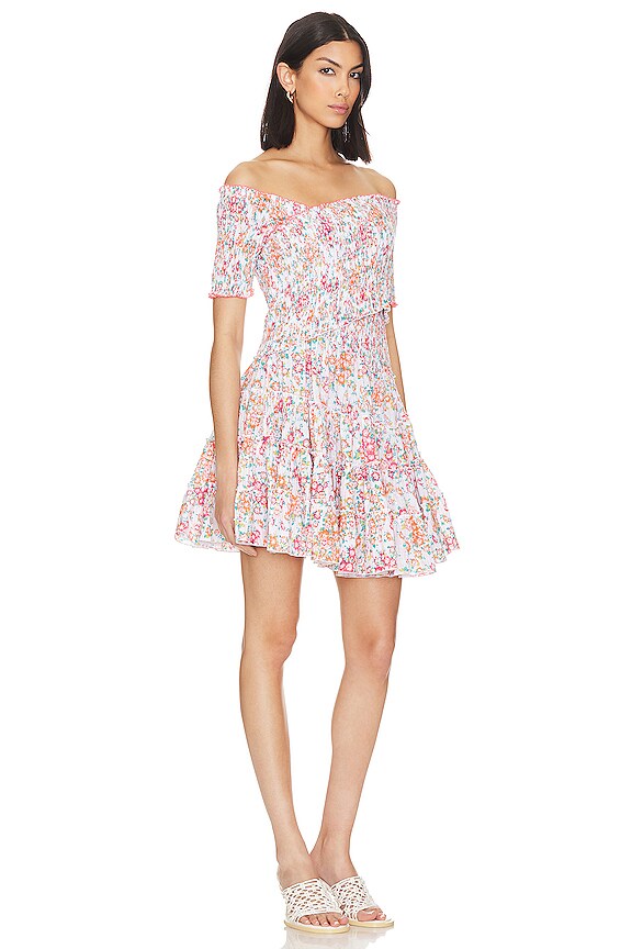 view 2 of 3 MINIVESTIDO SOLEDAD in PINK AQUARELLE