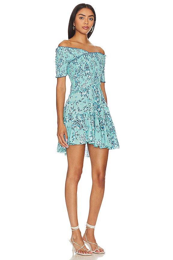 view 2 of 3 VESTIDO SOLEDAD in SKY PIVOINE