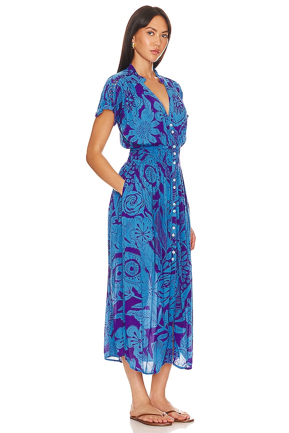 view 2 of 3 ПЛАТЬЕ МИДИ BECKY in Gauguin Blue