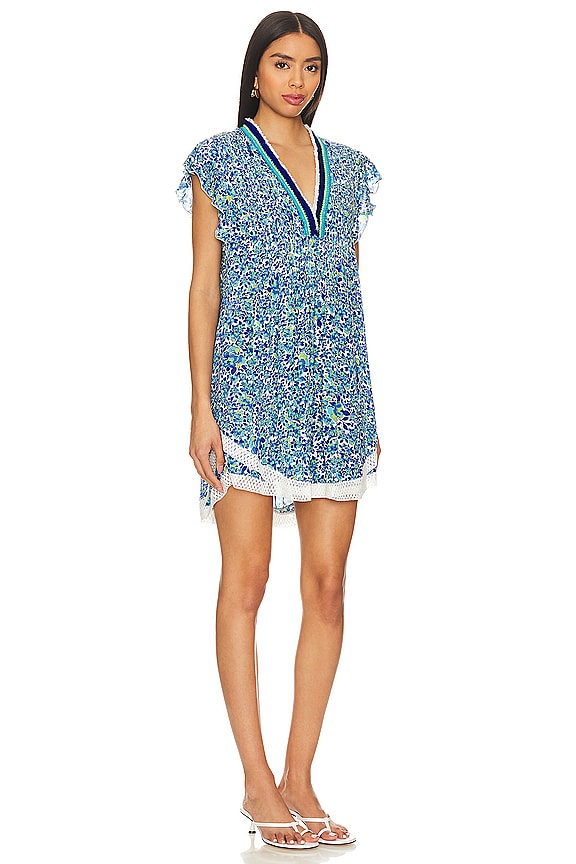 view 2 of 3 SASHA 미니 원피스 in Net Blue