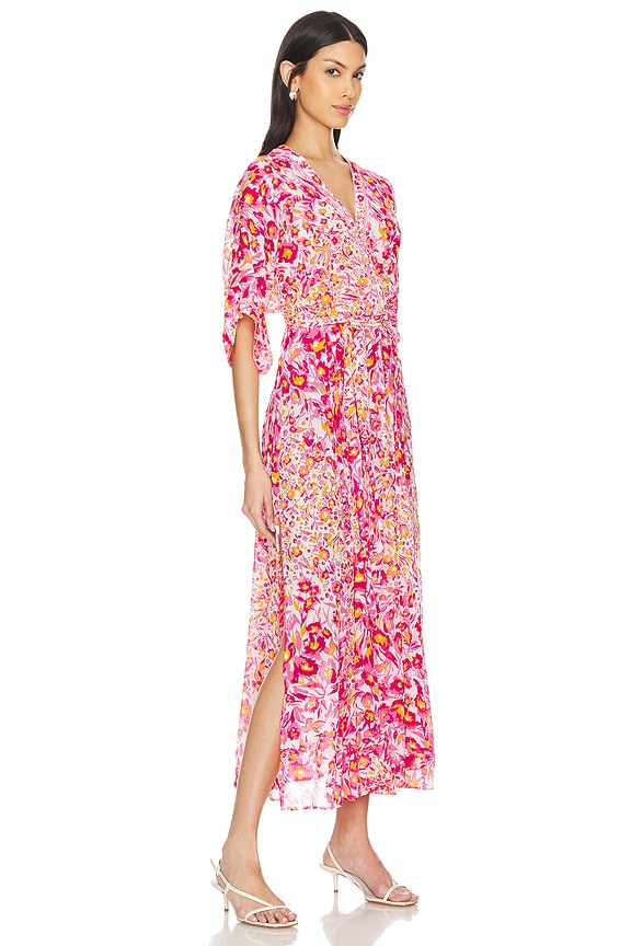 view 2 of 3 Adha Midi Dress in Pink Nuances