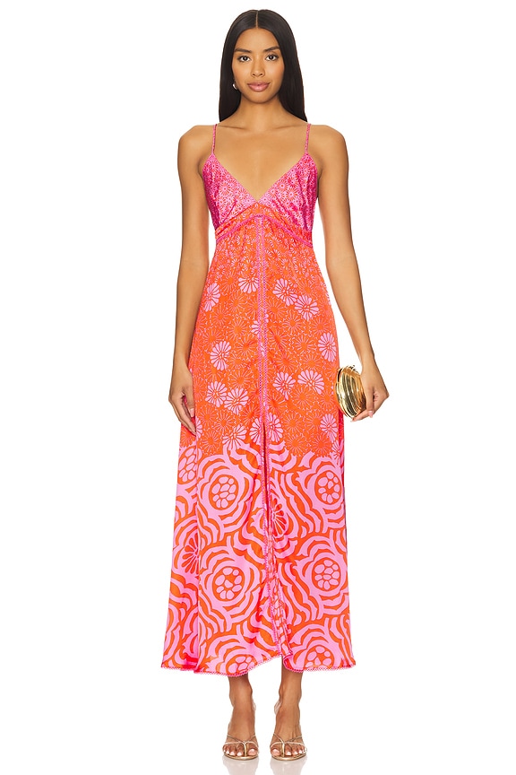view 2 of 4 Denise Midi Dress in Pink Daisy