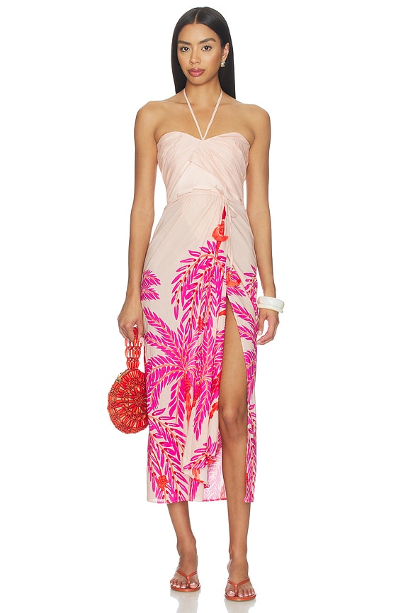 view 1 of 3 Collina Long Dress in Pink Palmrott