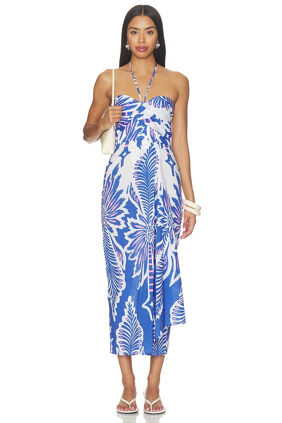 view 2 of 4 Collina Long Dress in Royal Cartagena