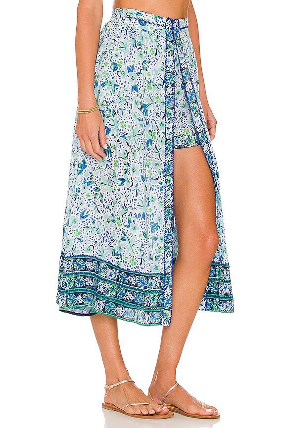 view 2 of 5 JUPE REINE in Blue Monaco