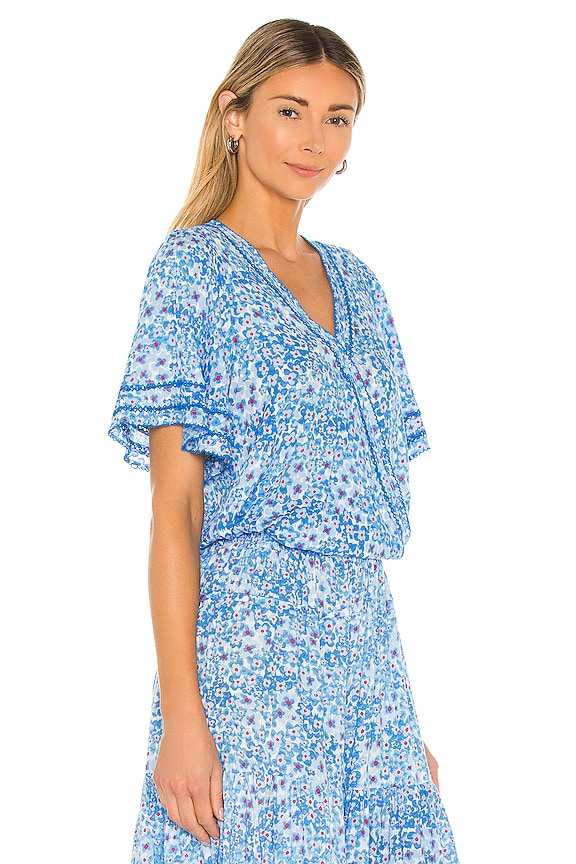 view 2 of 4 Becca Blouse in Blue Hortensia