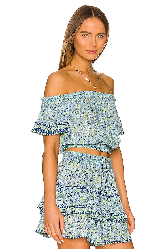 view 2 of 4 BLUSA CAMILLA in Blue Lemon