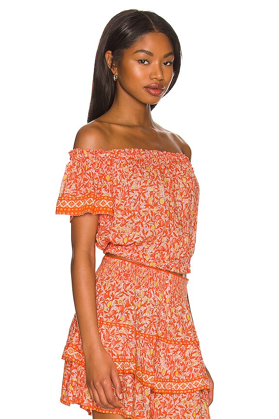 view 2 of 4 CAMILLA 탑 in Orange Lemon