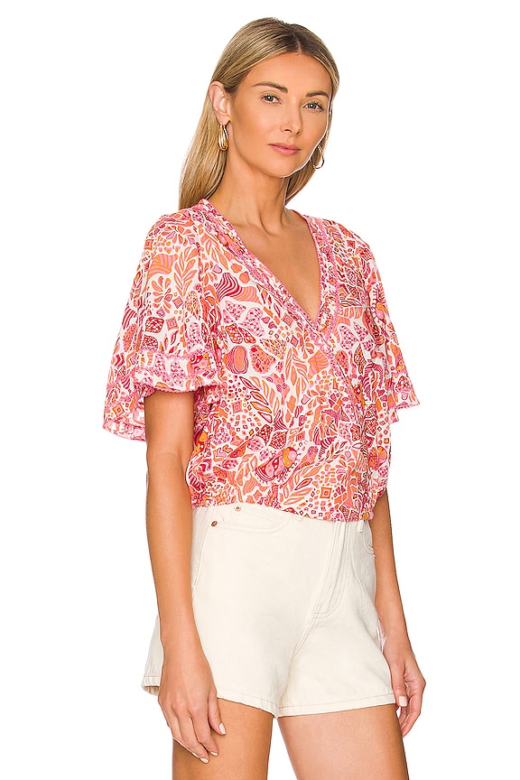 view 2 of 4 Becca Blouse in Red Chagal