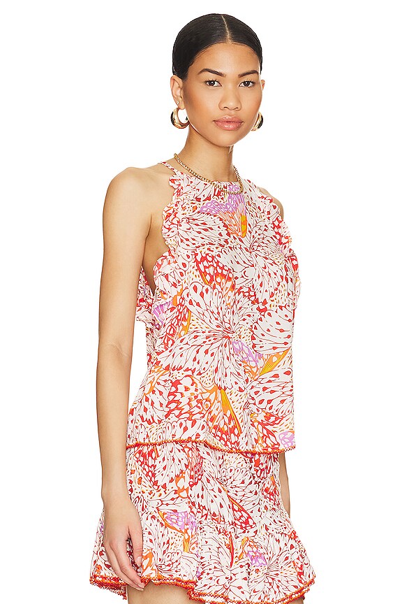 view 2 of 4 Alida Top in Orange Ailes