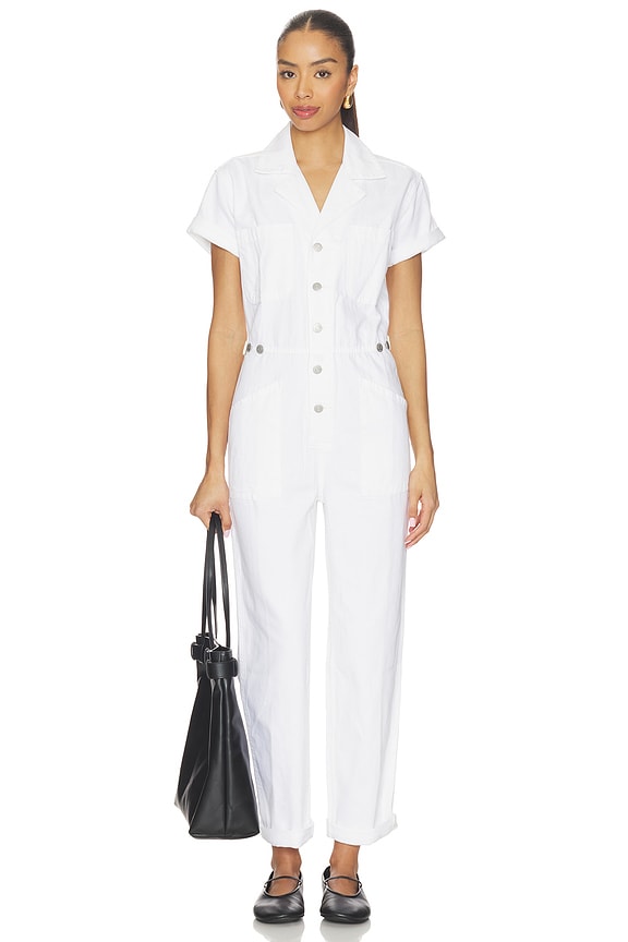 view 2 of 4 Grover Short Sleeve Field Suit in Vivid White