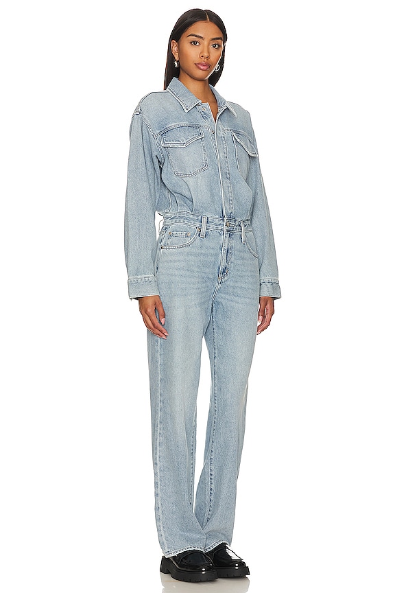 view 2 of 3 Nikki Long Sleeve Jumpsuit in Savoy