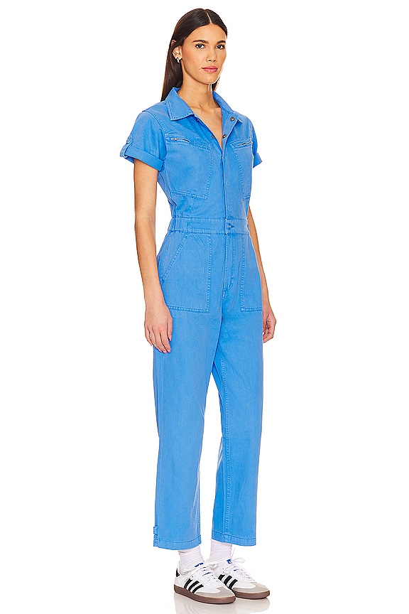 view 2 of 3 Campbell Aviator Flight Suit in Blue Belle