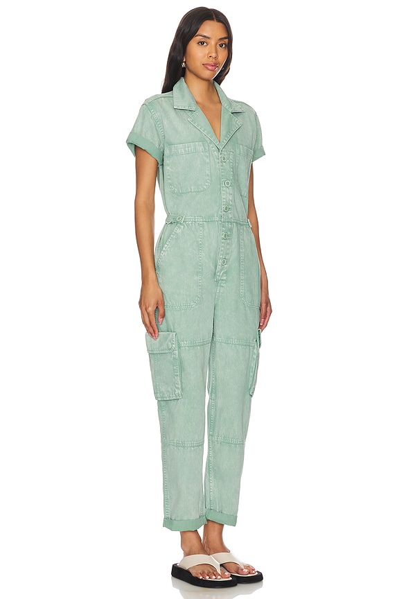 view 2 of 3 Grover Cargo Jumpsuit in Aloe Snow