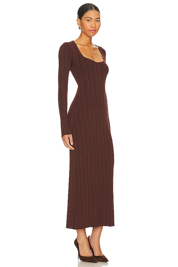 view 2 of 3 Brigitte Maxi Dress in Cocoa Noir