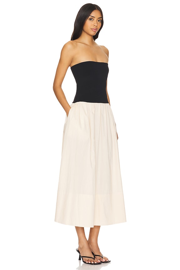 view 2 of 3 Mavo Dress in Pepper & Salt