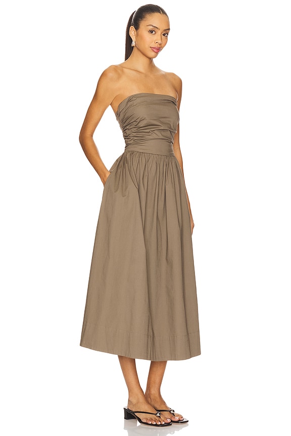 view 2 of 3 Florence Strappy Back Dress in Driftwood