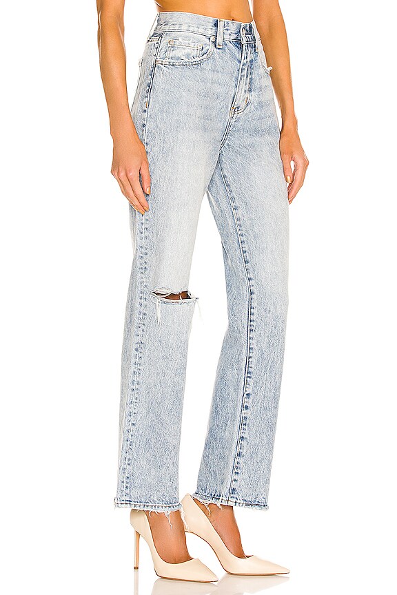 view 2 of 4 Cassie Super High Rise Straight in Charm Distressed