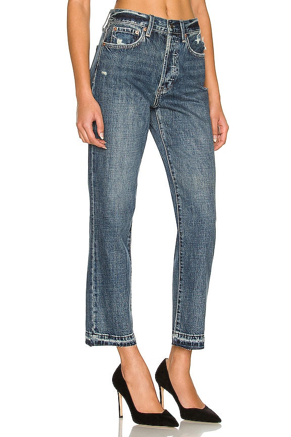 view 2 of 4 VAQUEROS RECTOS DE CINTURA ALTA CHARLIE in Eternal