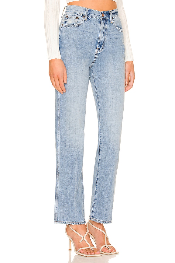 view 2 of 4 Cassie Super High Rise Straight Leg in April Showers