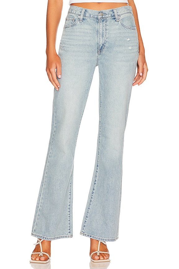 PISTOLA Stevie High Rise Relaxed Flare in Columbia | REVOLVE