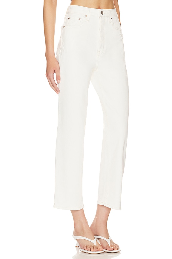 view 2 of 4 Cassie Crop Super High Rise Straight Crop Jeans in Sand Vintage