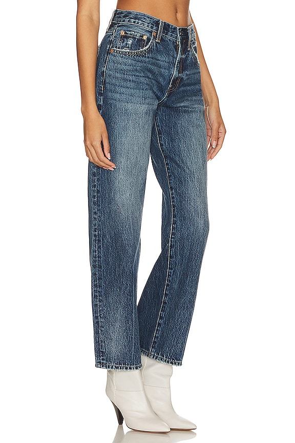 view 2 of 4 Lexi Mid Rise Relaxed Straight Jeans in Artisan