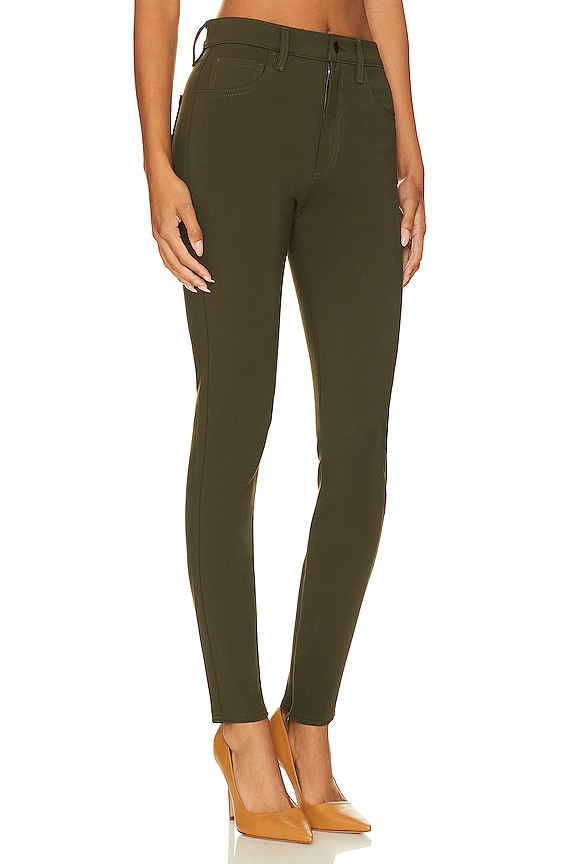 view 2 of 4 Kendall High Rise Skinny Scuba with Zippers in Forest