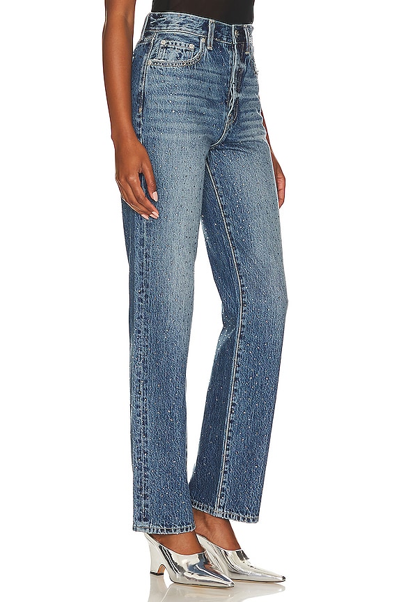 view 2 of 5 Cassie Super High Rise Straight Jeans in Illuminating