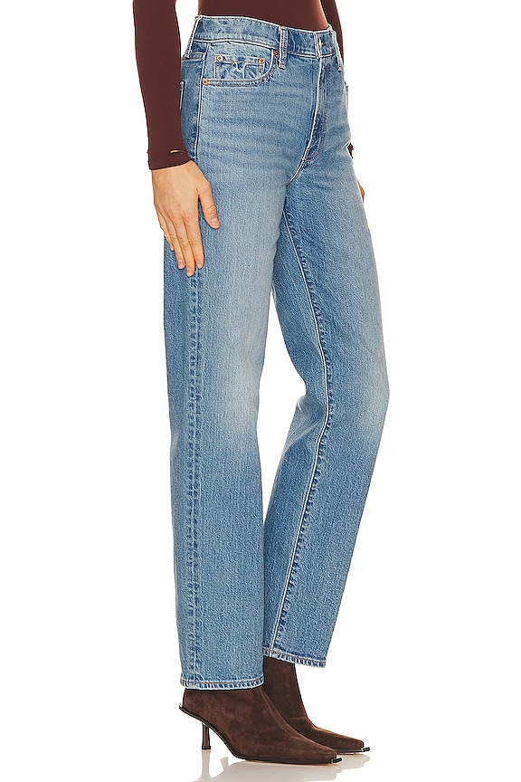 view 2 of 4 КЛАССИЧЕСКИЕ ПРЯМЫЕ ДЖИНСЫ СРЕДНЕЙ ПОСАДКИ DREW in Ludwig